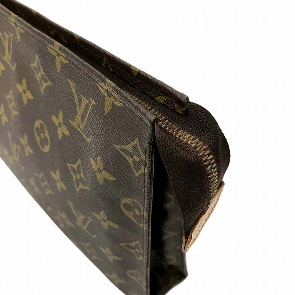 LOUIS VUITTON Brown Monogram Canvas Pochette Clutch Bag - Picture 8 of 9